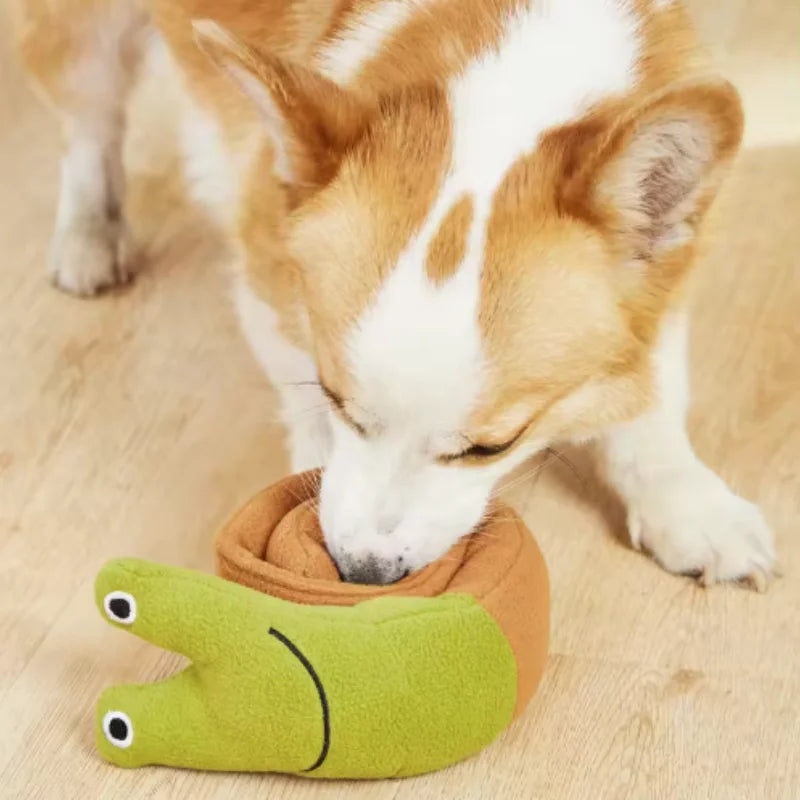Snail Shaped Pet Toys for Dogs close-up view