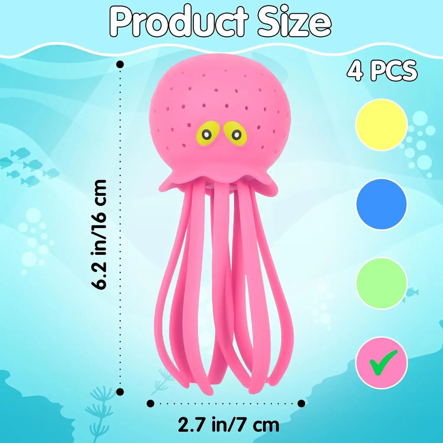 Octopus Water Balls Pool Toys for Kids Sensory Octopus Water Bomb Splash Balls Toddle lifestyle view
