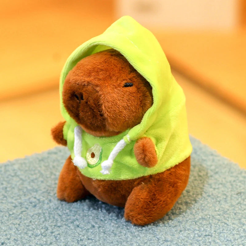 Capybara Plush Keychain | Cartoon Bag Pendant and Car Keyring detail view