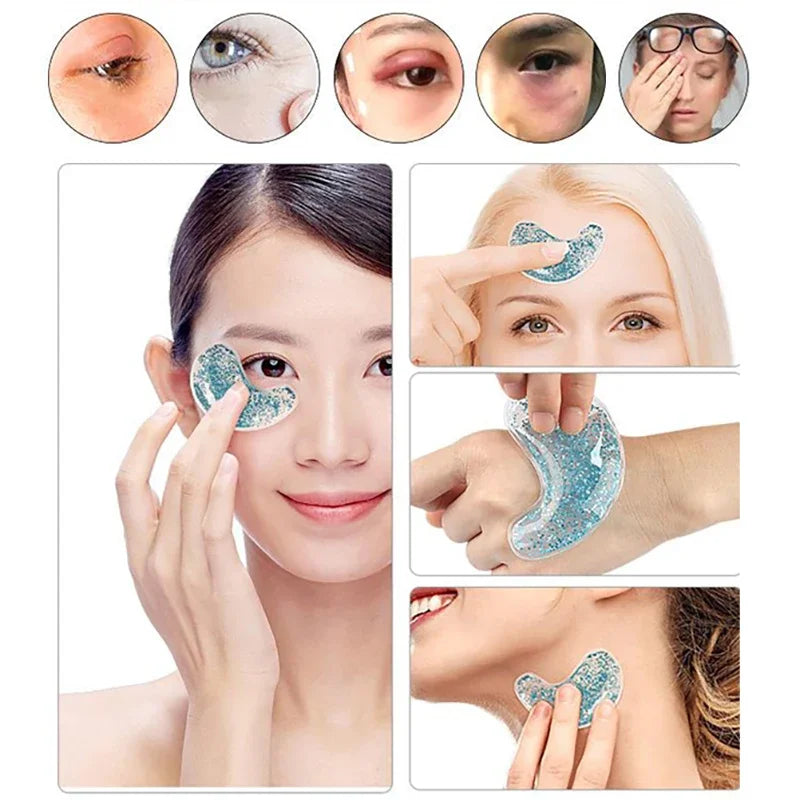 Reusable Gel Eye Mask | Hot and Cold Compress for Puffiness and Dark Circles detail view