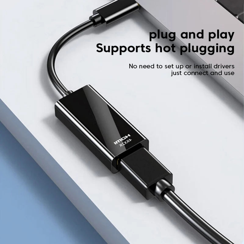 USB C to HDMI Adapter | 4K USB 3.1 Converter for Laptop and Phone close-up view