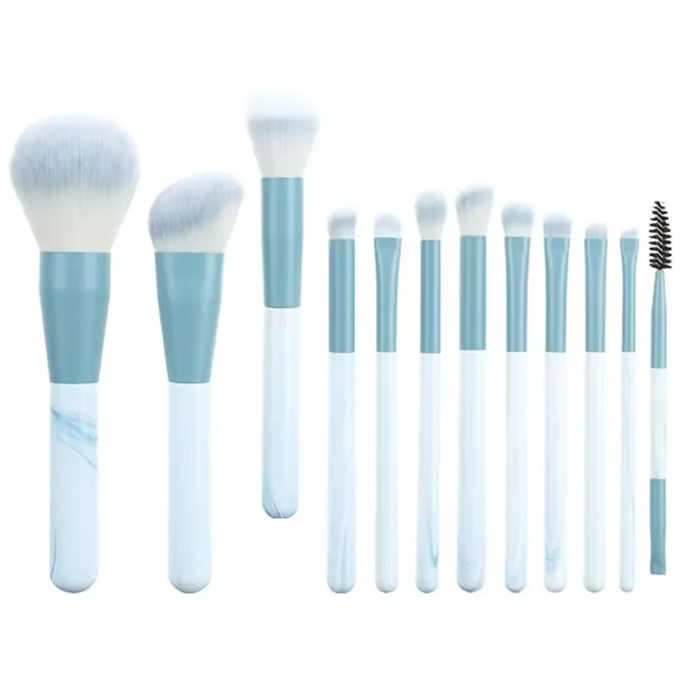 13 PCS Makeup Brushes Set Eye Shadow Foundation Women Cosmetic Brush Eyeshadow Blus additional angle