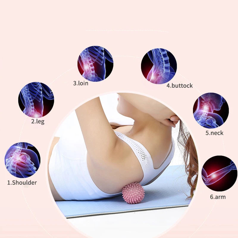 Hedgehog Massage Ball | Yoga Fascia Ball for Muscle Relaxation and Pain Relief