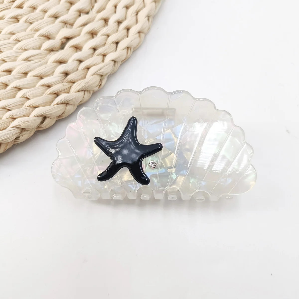 Fantasy Color Mermaid Color Cloud Shape Hair Clip Grab Clip Imitation Acetate Hair Clip detail view