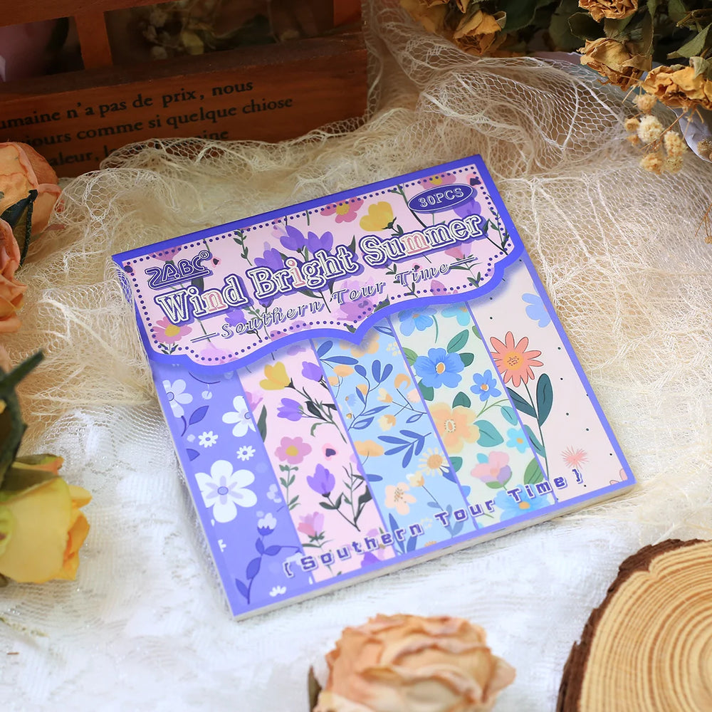 Vintage Floral Scrapbook Paper Set | 30 Sheets Aesthetic Journaling Supplies lifestyle view
