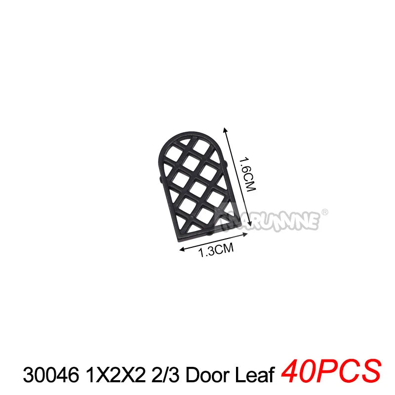 Marumine Window and Door Building Blocks | Compatible City House Parts Set alternate view