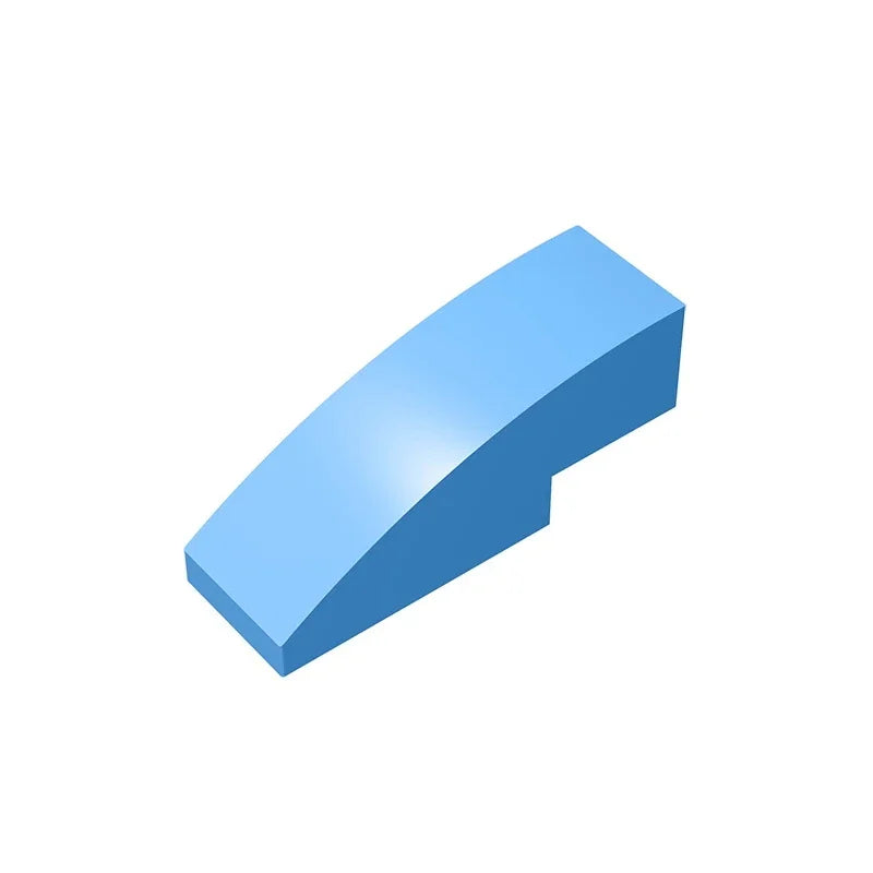 Gobricks GDS-657 Slope, Curved 3 x 1 | Compatible Building Block for Creative Constru alternate view