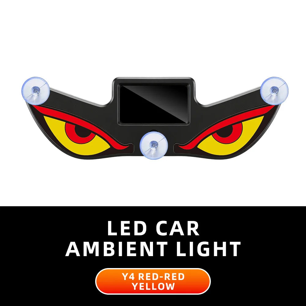 Devil’s Eye Car Warning Light | Solar and USB-C Rechargeable Safety Lamp close-up view