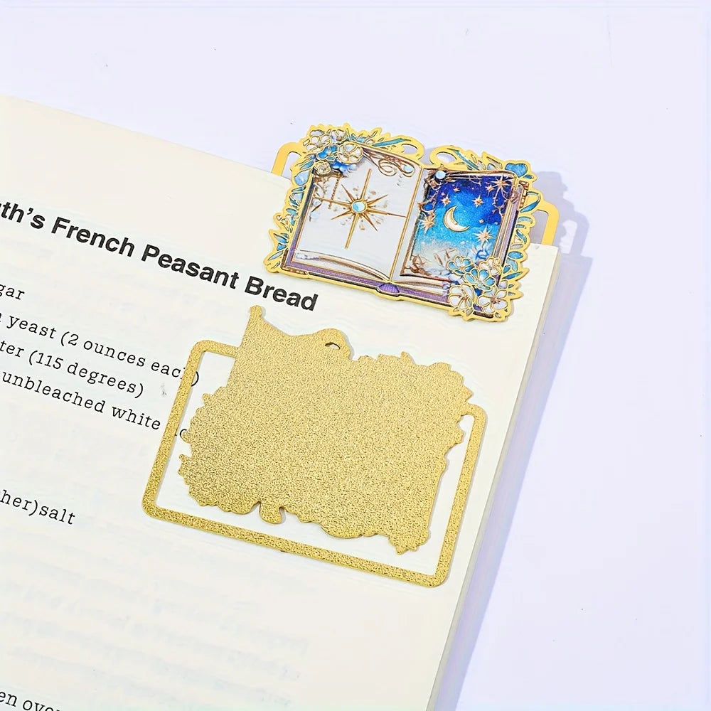 Magic Knight Crescent Moon Bookmark Enchanting Themed Page Holder for Women Readers P lifestyle view