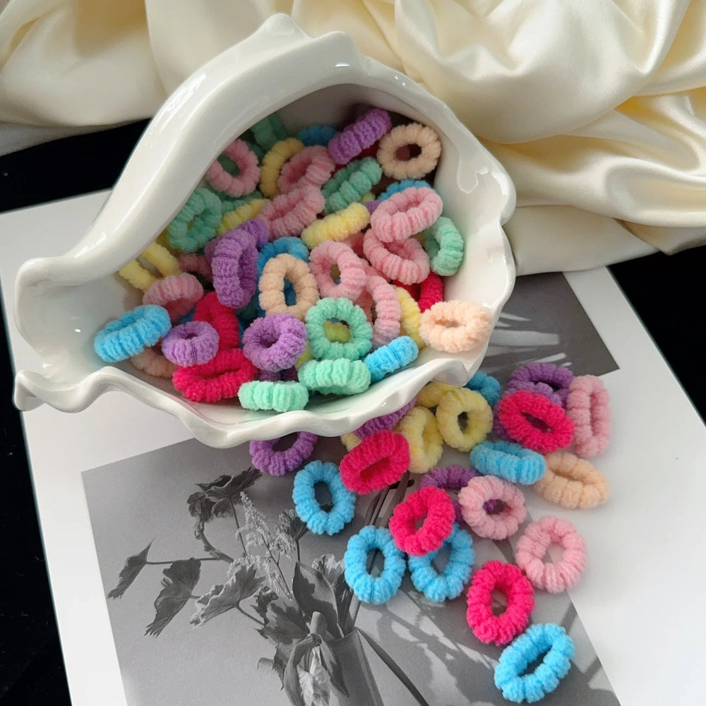 Scrunchie Rubber Band Kid Hair for Girls Ponytail Hold additional angle