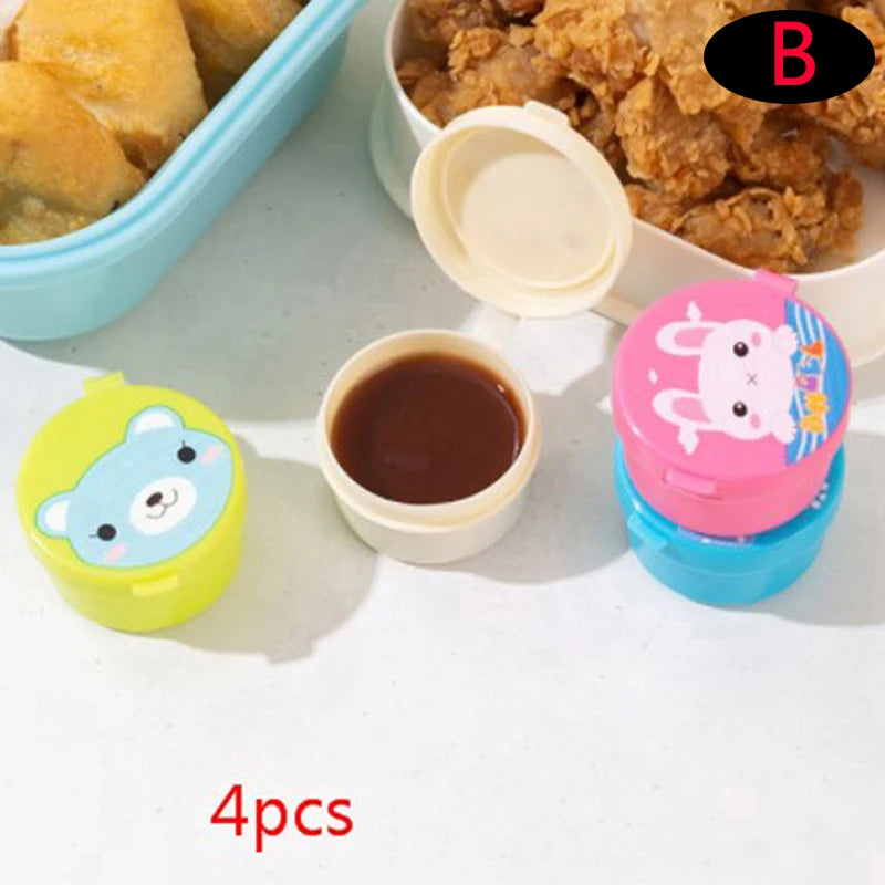 1-6Pcs Mini Seasoning Sauce Bottle Portable Tomato Ketchup Bottle Salad Dressing Cont alternate view