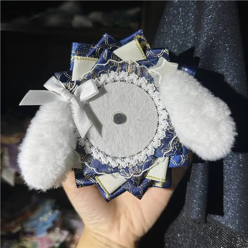 Cute Dog Badge Decor Base, Small Collection Itabag Ornament, Badge Accessory, 2D An additional angle