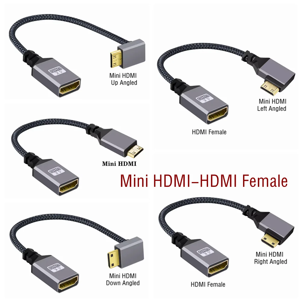 4K 60Hz HDMI-Compatible Extension Cable | Male to Female Adapter for Micro/Mini HDMI detail view