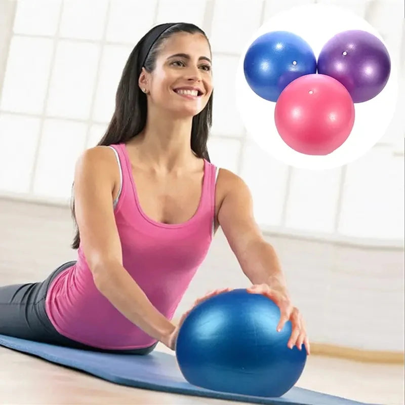 Frosted Thickened Exercise Ball | 25cm Pilates Yoga Ball for Indoor Balance Training
