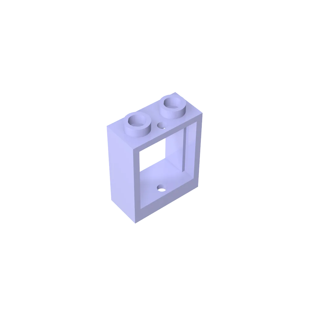 Gobricks GDS-783 Frame 1x2x2 Window | Compatible Building Block for DIY Projects alternate view