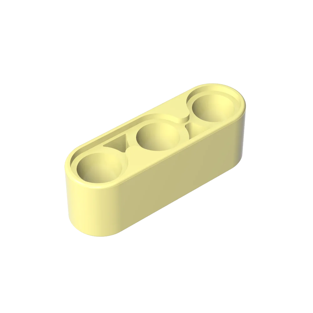 Gobricks GDS-663 Technical Liftarm Thick 1 x 3 | Compatible Building Block for DIY Cr alternate view