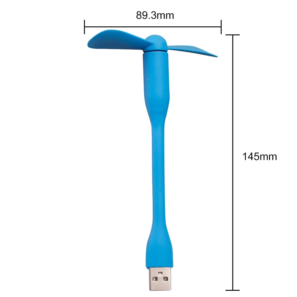 Mobile Phone USB Mini Fans Creative Mini Fan Portable Micro Fan Flexible Summer Trave alternate view