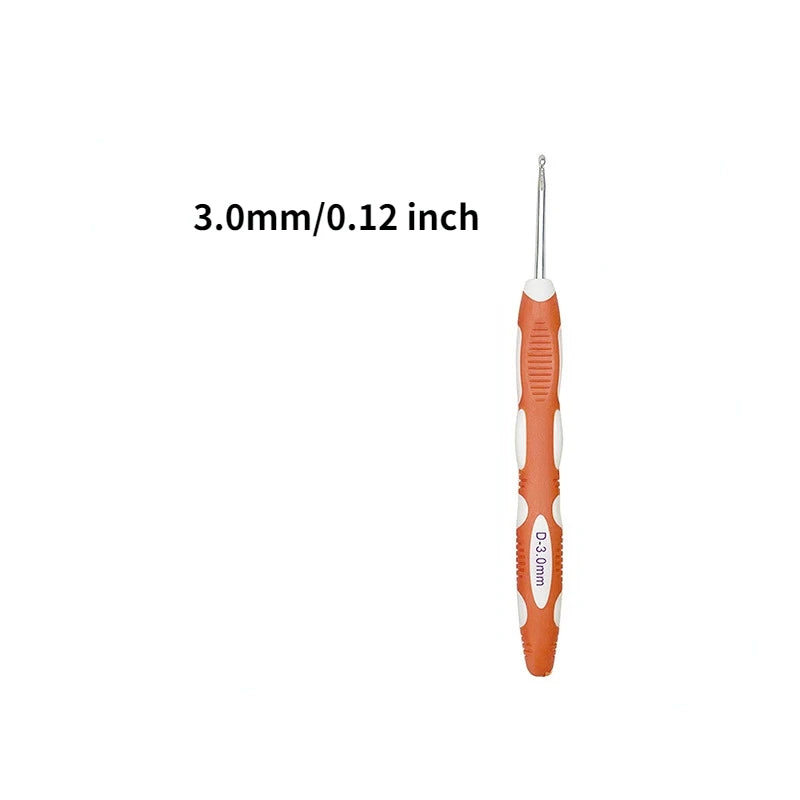 1pc/9pcs Sewing & Knitting Supplies Ergonomic Crochet Hook Set Crochet Needles Knitting detail view