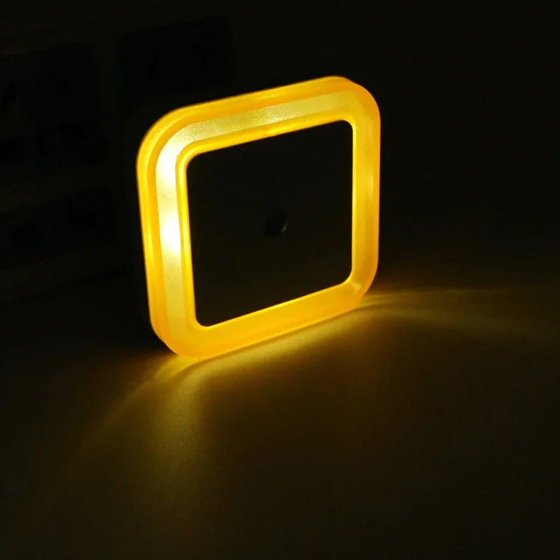 Wireless Sensor LED Night Light | Auto-On Mini Square Lamp for Baby Room lifestyle view