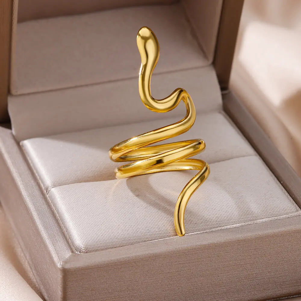 316L Stainless Steel Rings for Women Gold Color Never Fade Luxury Classic rings wedding detail view
