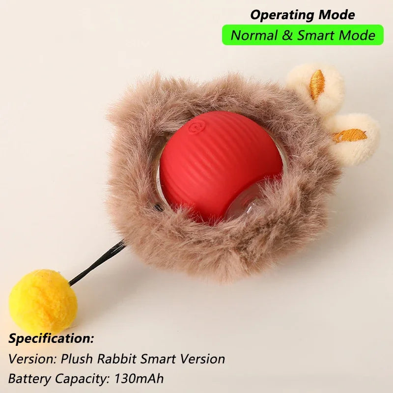 Interactive Smart Cat Toy Ball | Automatic Rolling Ball with Obstacle Avoidance lifestyle view