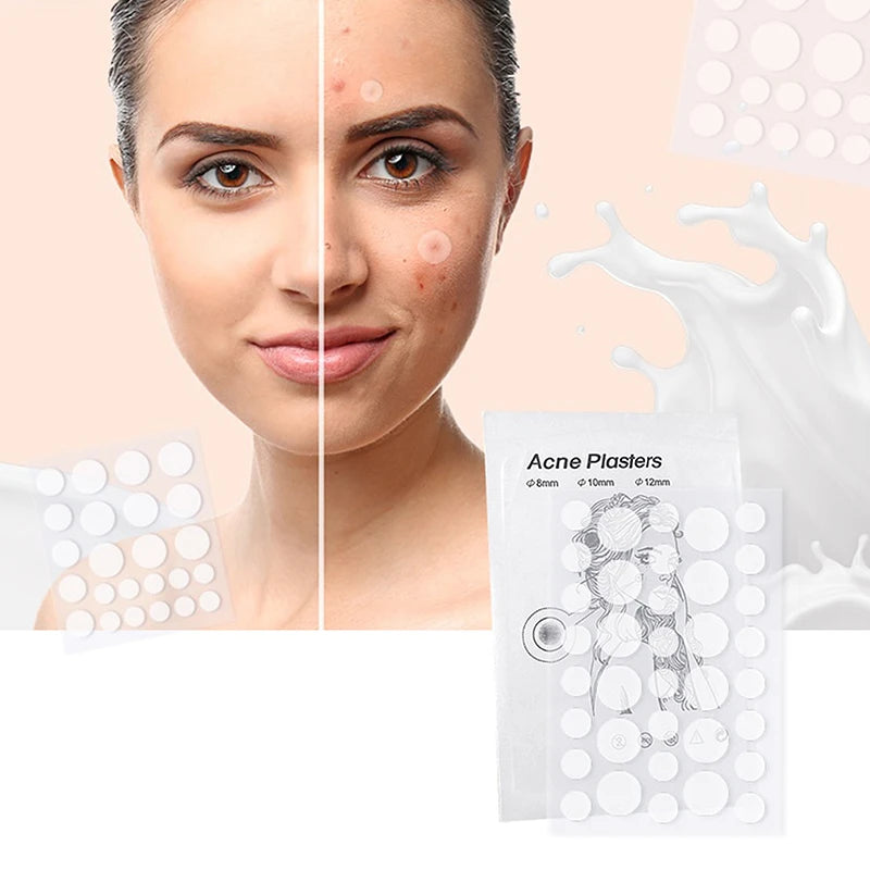 24pcs/36pcs Round Hydrogel Invisible Acne Sticker | Makeup and Skincare Tool alternate view