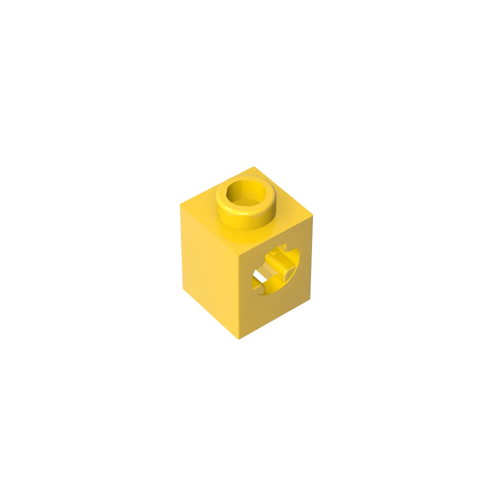 Gobricks GDS-2196 Technical Brick 1 x 1 with Axle Hole | Building Block for Lego alternate view