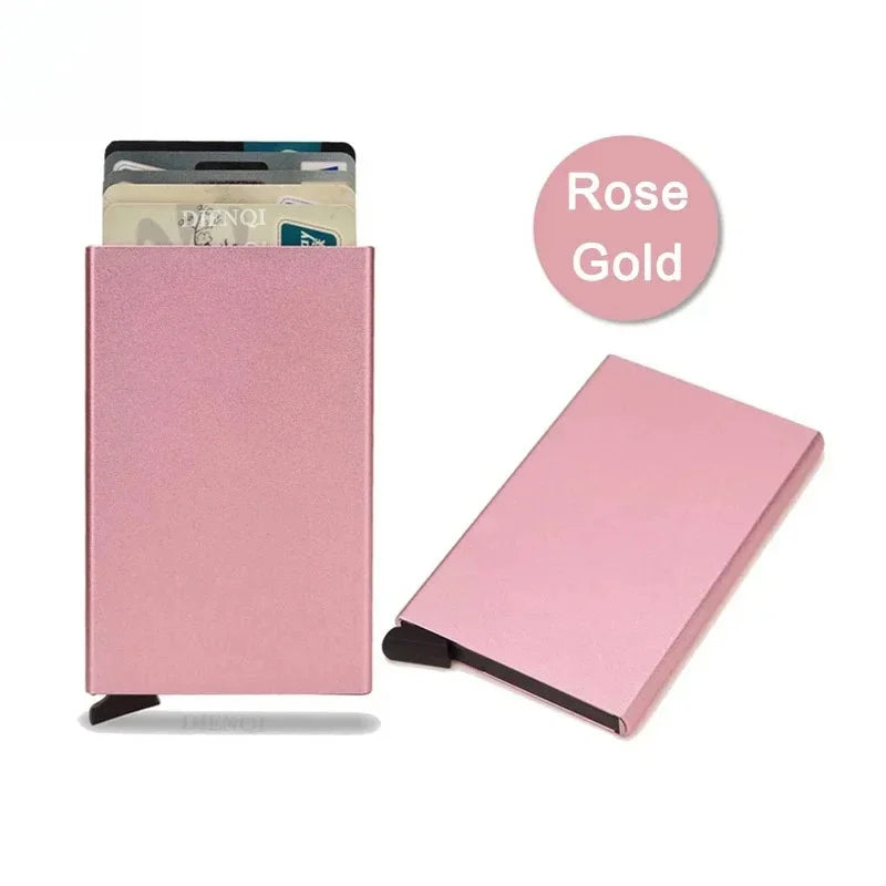 Slim Metal RFID Wallet | Minimalist Card Holder for Men and Women alternate view