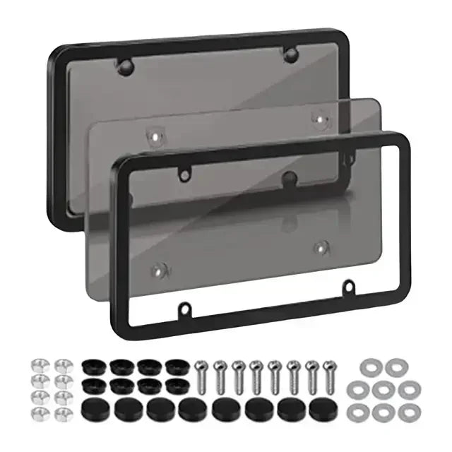 American car license plate frame, universal license plate holder, license plate brack alternate view