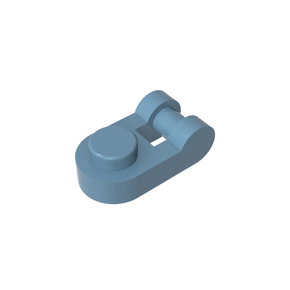 Gobricks GDS-1290 Plate Special 1 x 1 Rounded with Handle | Compatible Building Block close-up view