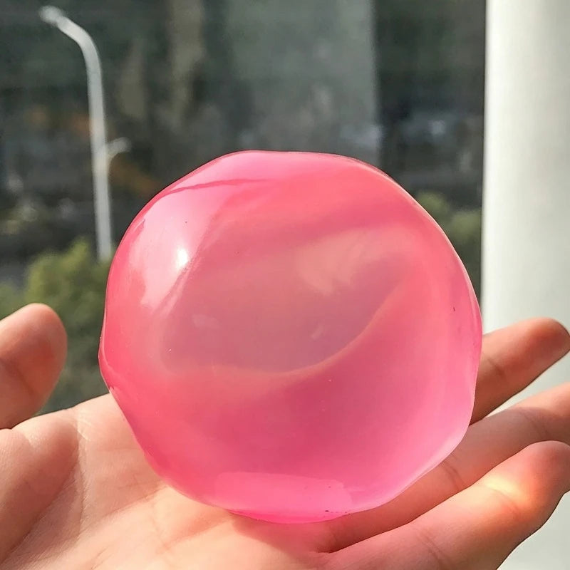 Transparent Mochi Squishy Toy | Coconut Oil Maltose Sensory Fidget for Adults additional angle