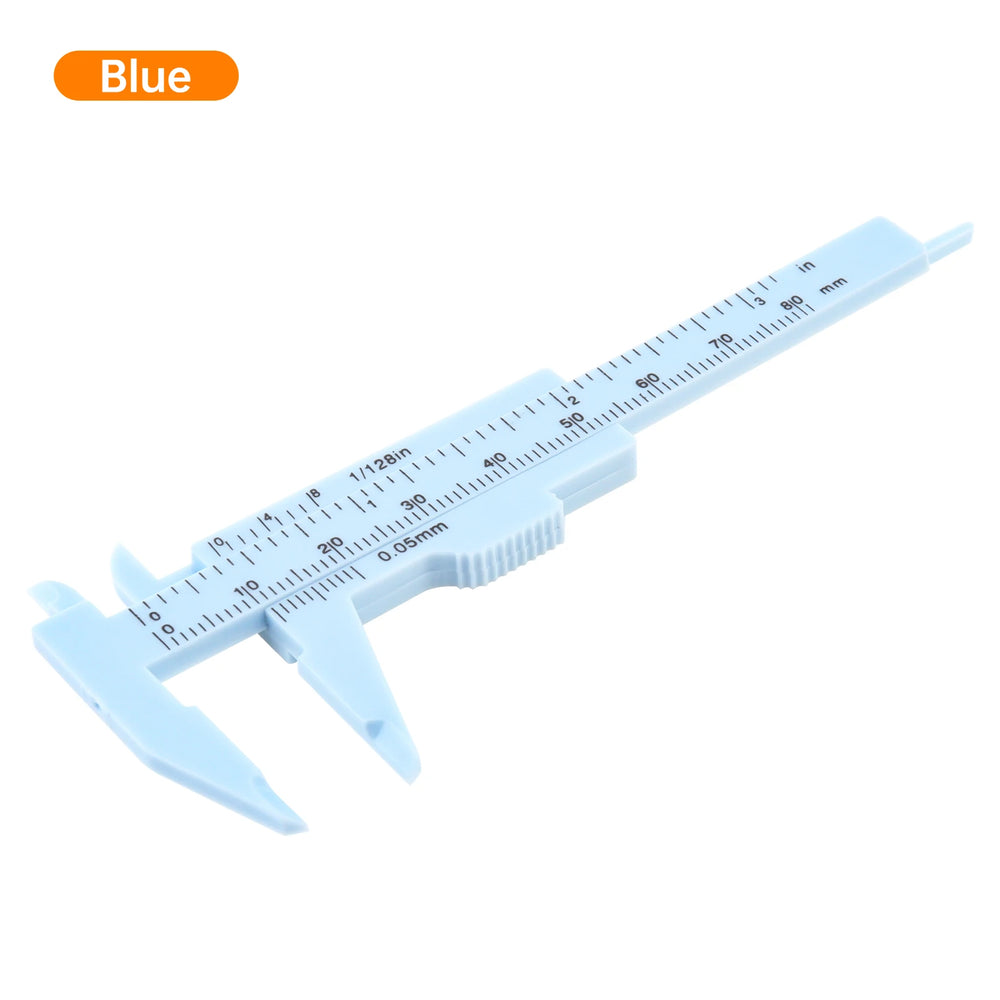 Mini Vernier Caliper 0-80mm | Portable Metric Imperial Measuring Tool close-up view