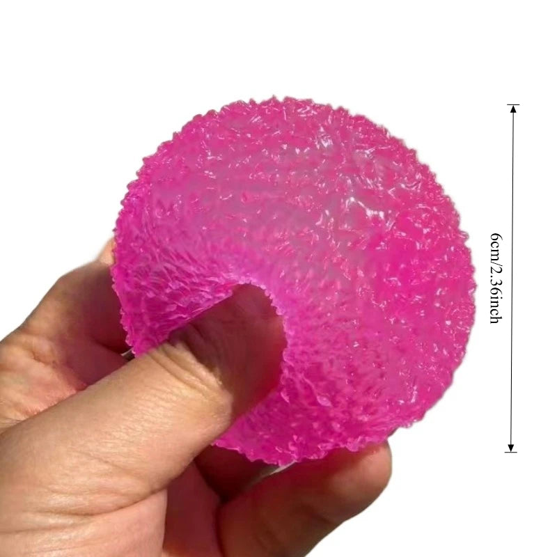 Squishy Ice Ball Maltose Fidgets Toy Super Soft Pink Mochi Slow-rebound Squeeze Toy A alternate view