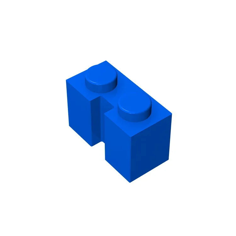 Gobricks GDS-798 Brick 1x2 with Groove | Compatible Building Block for DIY Sets detail view