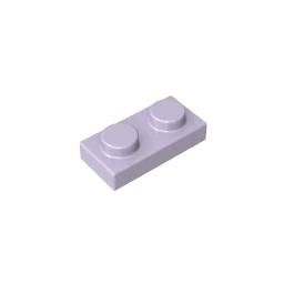 Gobricks GDS-502 Platte 1 x 2 Kompatible Bausteine | 6225 Teile für DIY-Kreationen