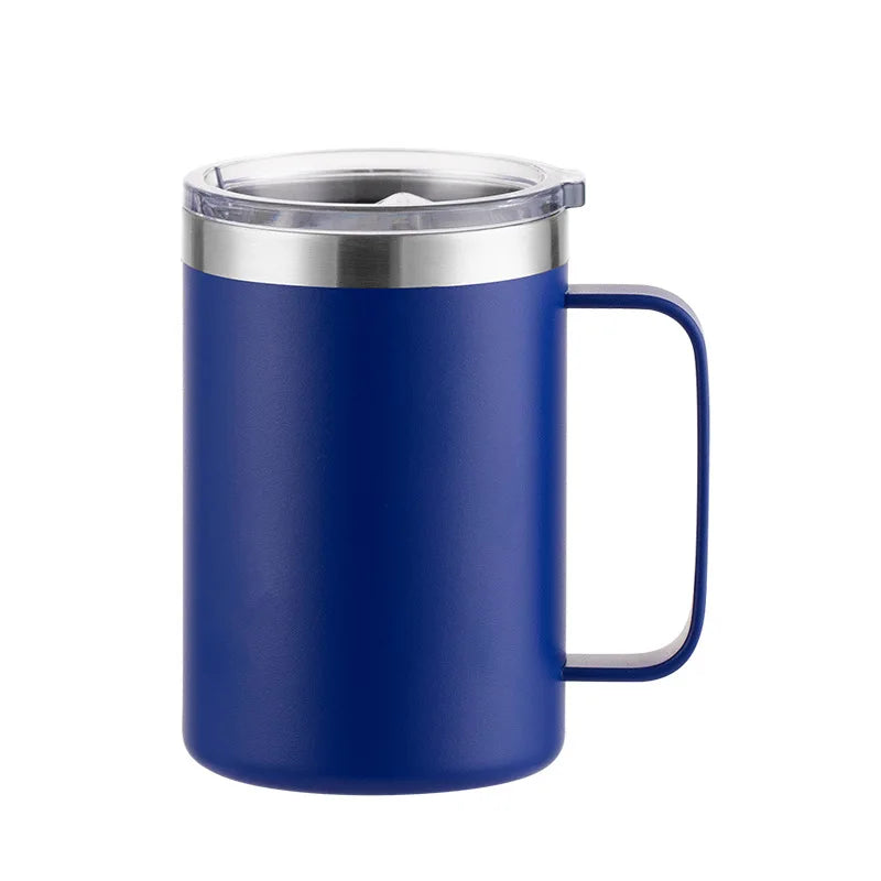 New Double Wall Stainless Steel Coffee Mug 12oz 16oz Tea Cup 350ml 450ml Insulated Therm detail view