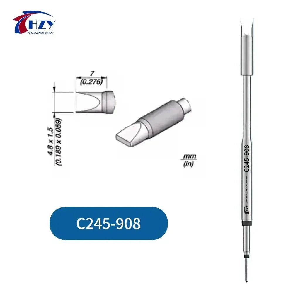 OEM C245 Series Soldering Iron Tips | Universal T245 Handle Soldering Station Tips for close-up view