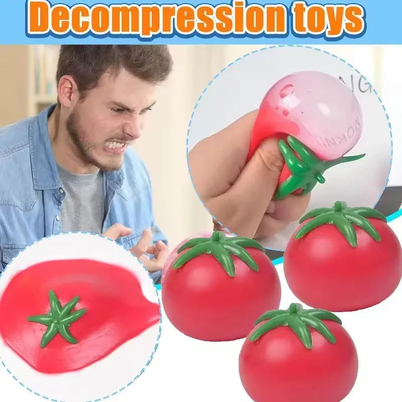 Taba Squishy Cool In Summer Tomatoes Water Balloon | Unbreakable Artificial Fruit Squ alternate view