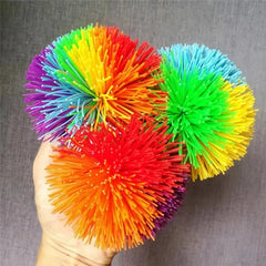 Rainbow Stringy Balls Sensory Fidget Toys For Kids Party Favors Outdoor Fun Games Pelota detail view