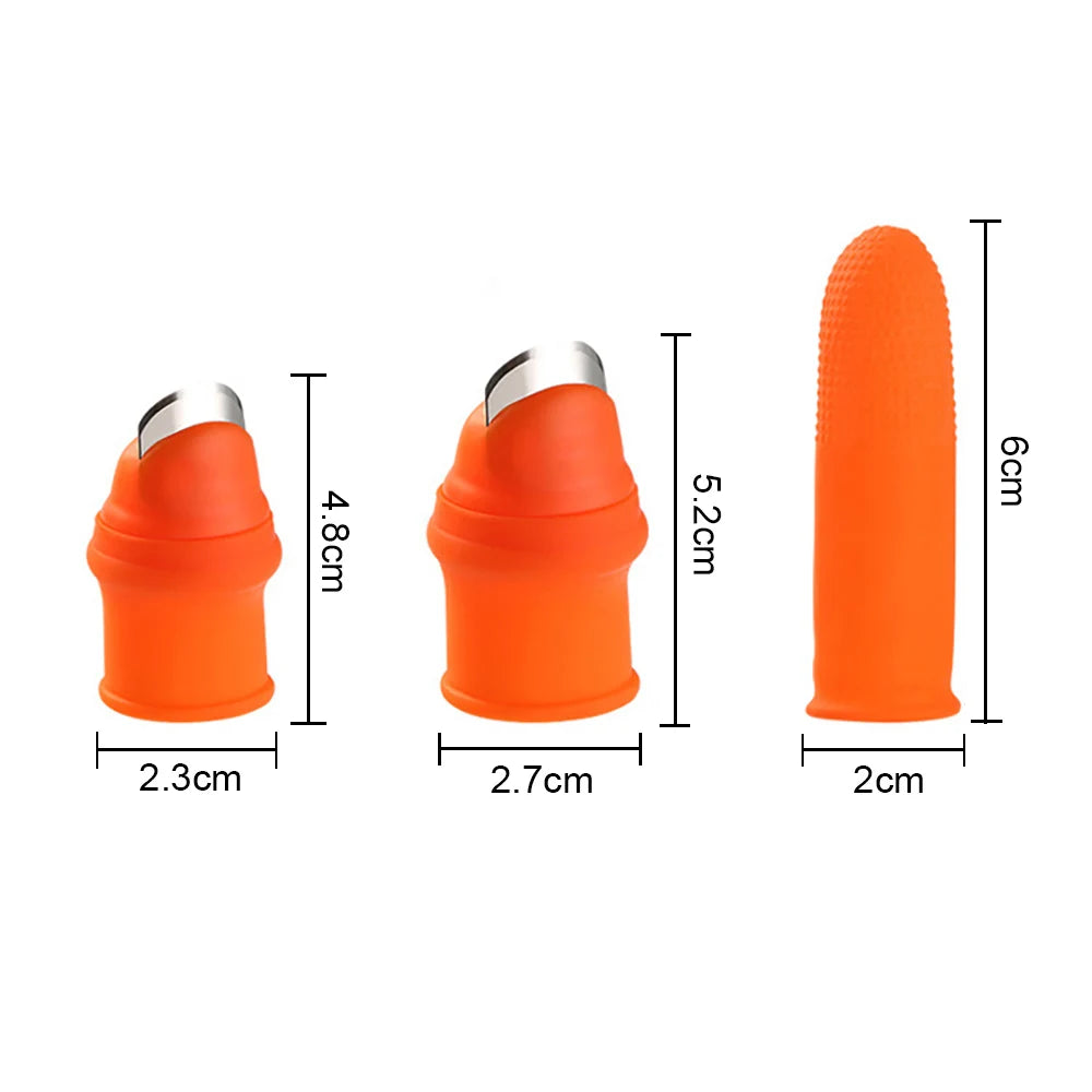 Silicone world 1 Set Silicone Finger Protector With Blade Fruits Vegetable Thumb Kn additional angle