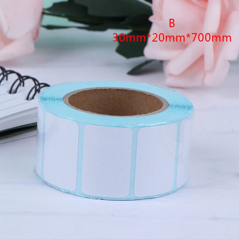 700pcs/Roll Adhesive Thermal Labels | Direct Print Price Labels for Supermarkets close-up view