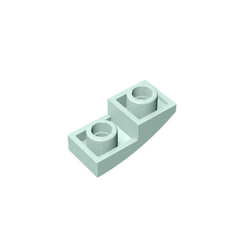 Gobricks GDS-795 Slope, Curved 2 x 1 Inverted | Compatible Building Block for DIY Pro alternate view