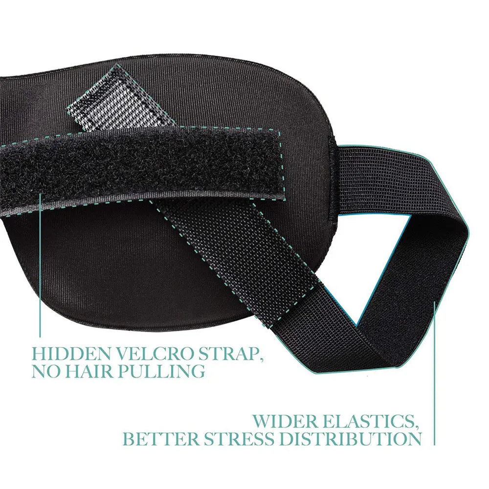 3D Breathable Sleep Mask | Light Blocking Eye Cover for Travel additional angle