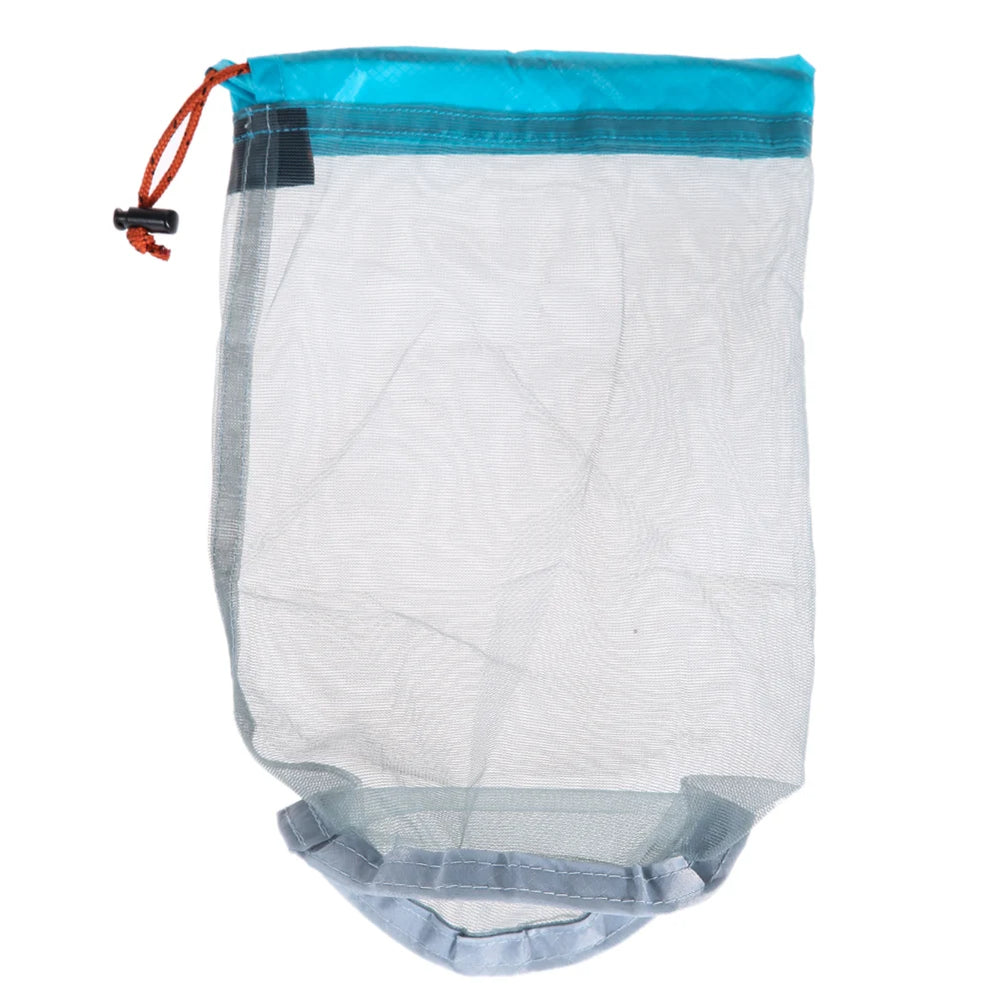 Ultralight Mesh Drawstring Stuff Sack | Camping & Travel Storage Bag lifestyle view