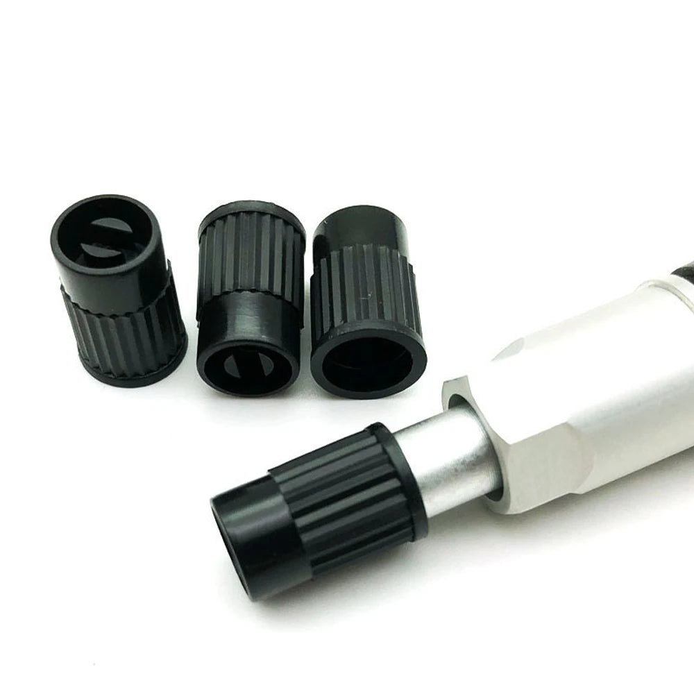 Plastic Tyre Valve Caps 10 Pack Universal Dust Covers for Cars Trucks Bikes alternate view