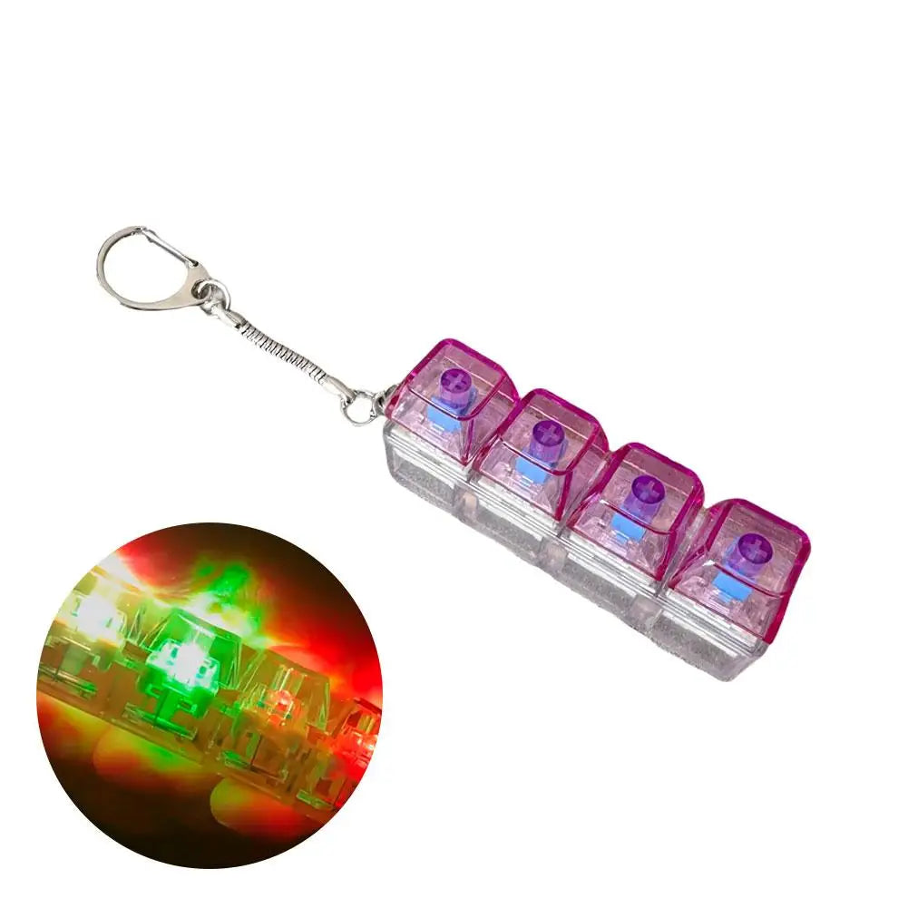 Stress Relief Fingertip Decompression Toys Clicker Fidget Toy | LED detail view