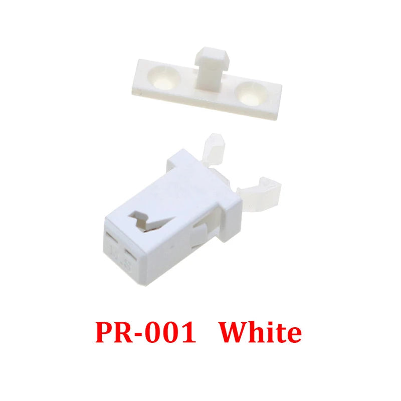 10-20PCS Garbage Bin Plastic Switch Door Lock Self-locking Press Type Spring Lock Buckle detail view