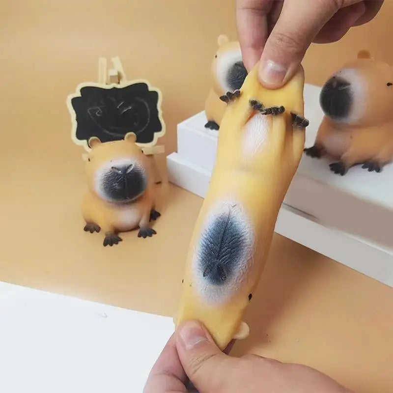 Squishys Capybara Squeeze Toy | Soft Fidget Stress Relief Pinch Toy detail view
