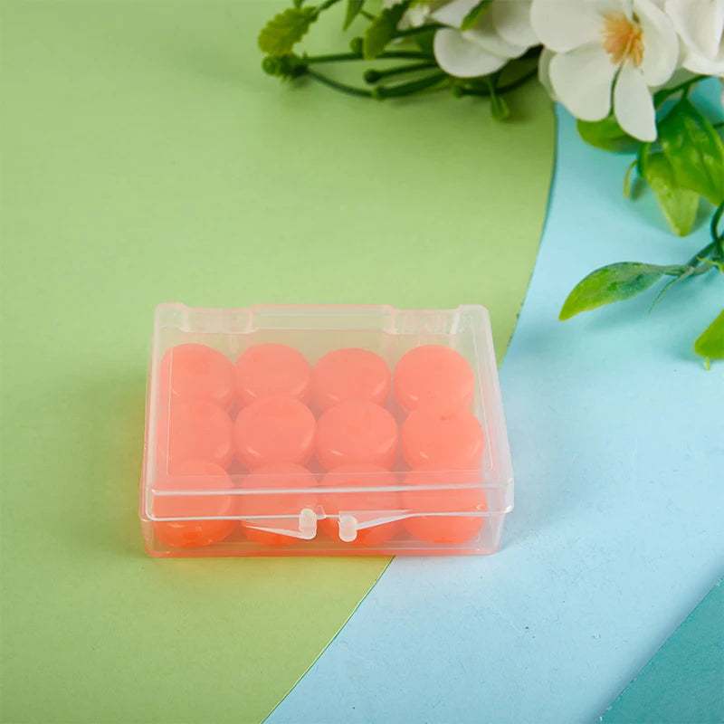 12 Pack Silicone Ear Plugs | Reusable Noise Reduction for Sleep, Swim, Study, and Wor lifestyle view