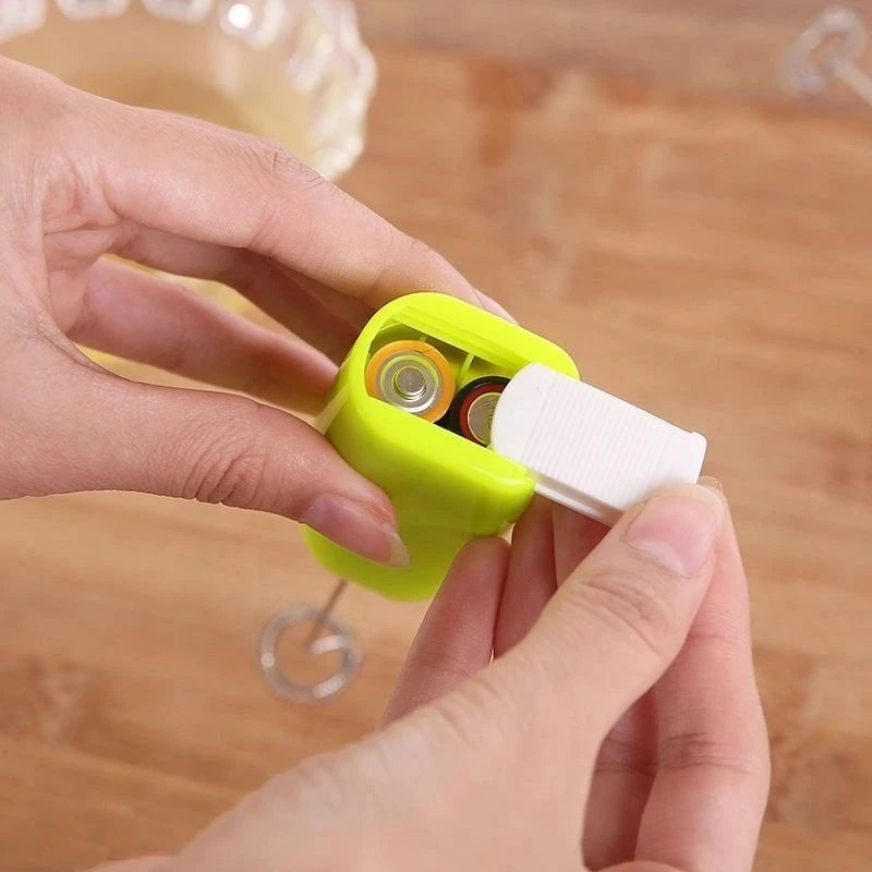 Portable Milk Frother Handheld Mixer | Electric Coffee Foamer Whisk additional angle